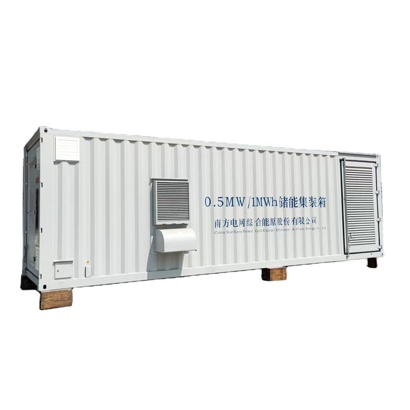500KW 1mw Baterai Lithium Outdoor Storage System Energi Angin Surya Inverter Hybrid Pembangkit Listrik Mikrogrid Untuk Ind