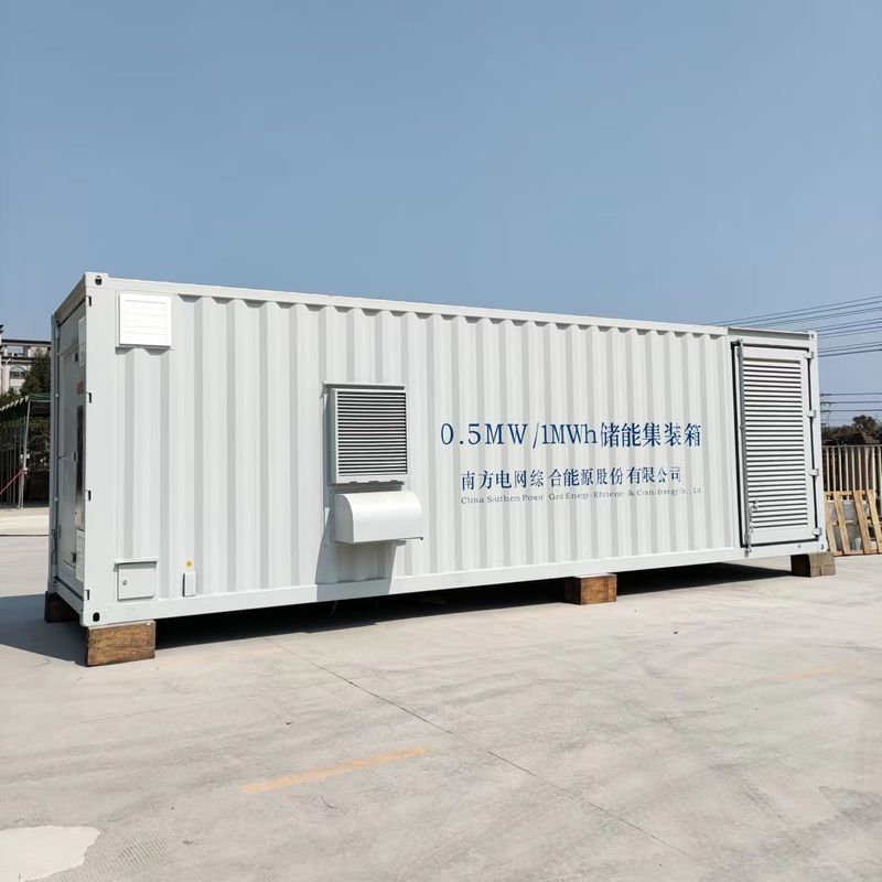 500KW 1mw Baterai Lithium Outdoor Storage System Energi Angin Surya Inverter Hybrid Pembangkit Listrik Mikrogrid Untuk Ind
