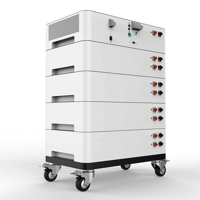 Multiscene 51.2V Battery Storage System, LED Indicator Lithium Ion Storage Baterai