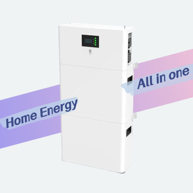 IP64 Off Grid Lithium Battery Storage System Pure Sine Wave Untuk Inverter
