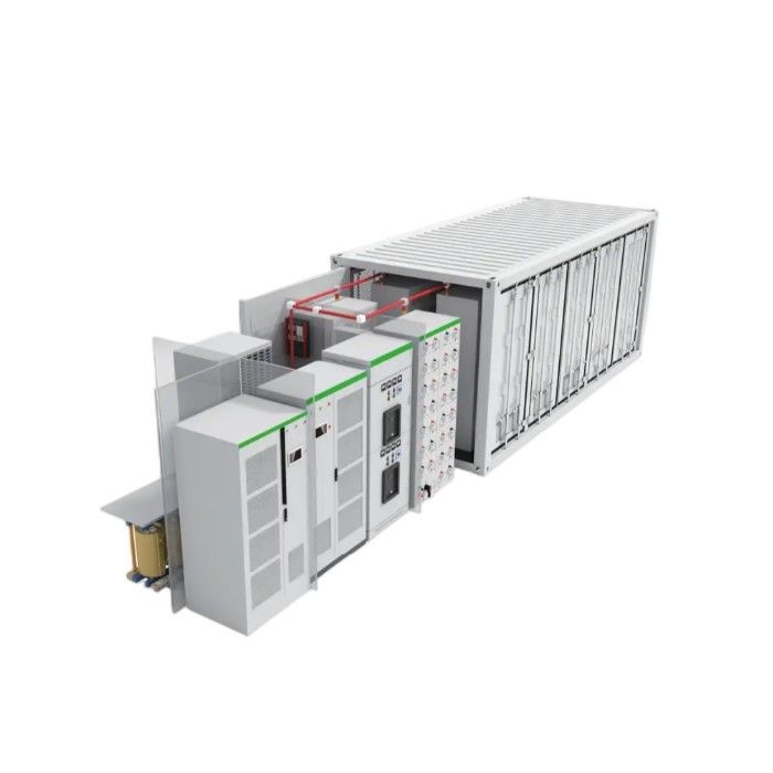 ESS 10 Tahun Masa Hidup Kabinet Baterai Luar Ruang 1MWh 5MWh 10MWh 20ft 40ft Container Solar Battery Energy Storage System