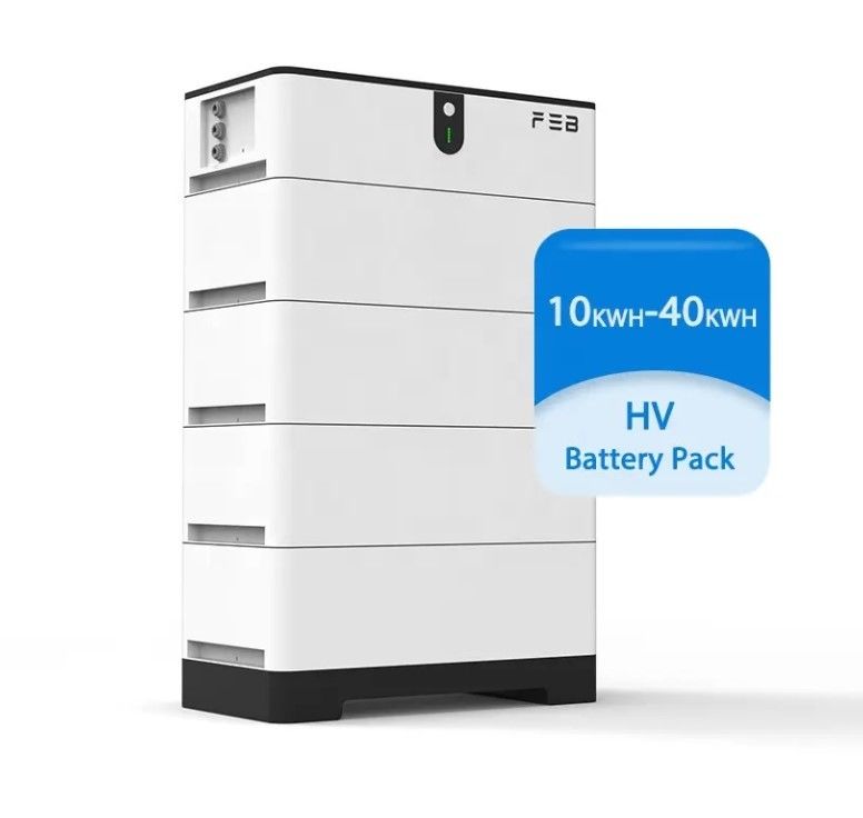 Baterai Energi Surya Bervoltase Tinggi yang Dapat Ditumpuk 10kWh 15kWh 20kWh Baterai LiFePO4 Untuk Energi Surya Off-Grid Hybrid