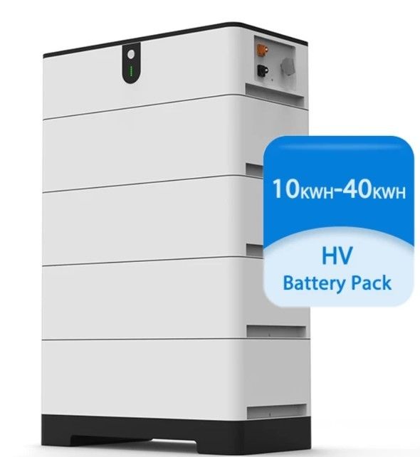 Baterai Energi Surya Bervoltase Tinggi yang Dapat Ditumpuk 10kWh 15kWh 20kWh Baterai LiFePO4 Untuk Energi Surya Off-Grid Hybrid