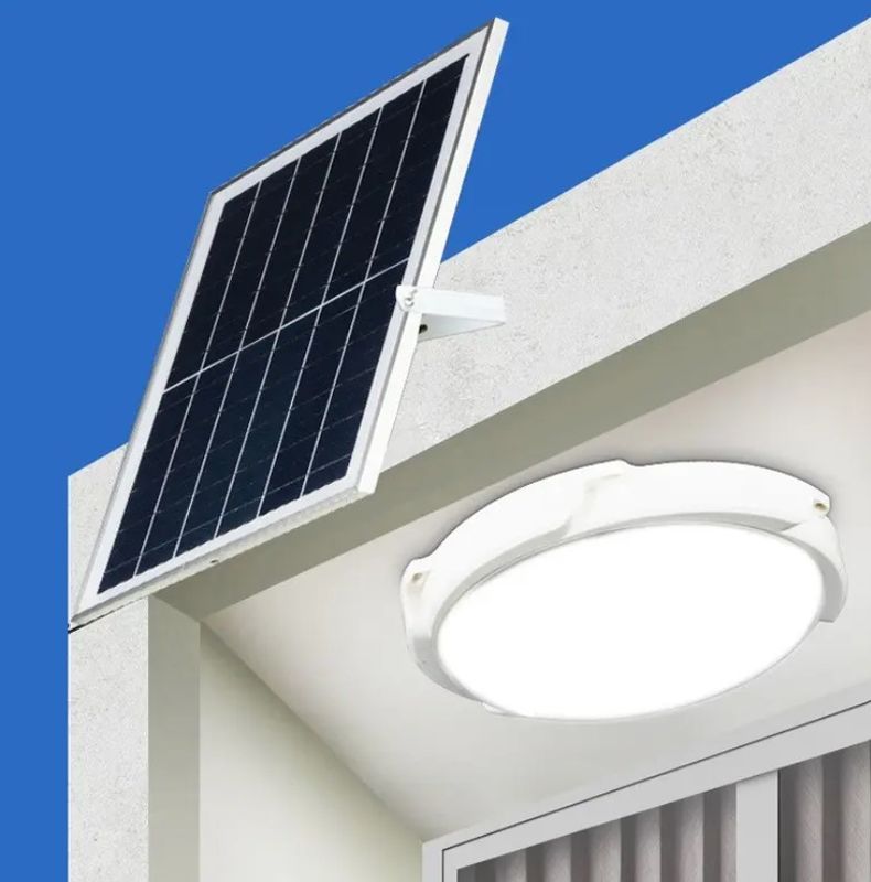Indoor Solar Ceiling Light Pabrik Langsung Dengan Remote Control Lampu Lampu Surya Untuk Indoor Indoor Lampu Surya Rumah