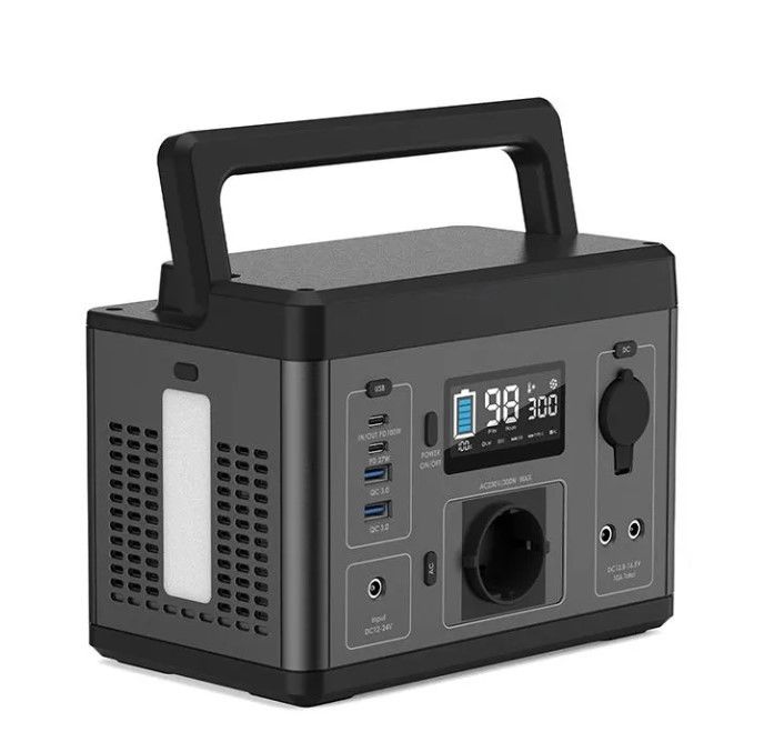 Produsen 300w 600w 1200w 2200w Lifepo4 Lithium Battery Outdoor Energy System Solar Generator Portable Power Station