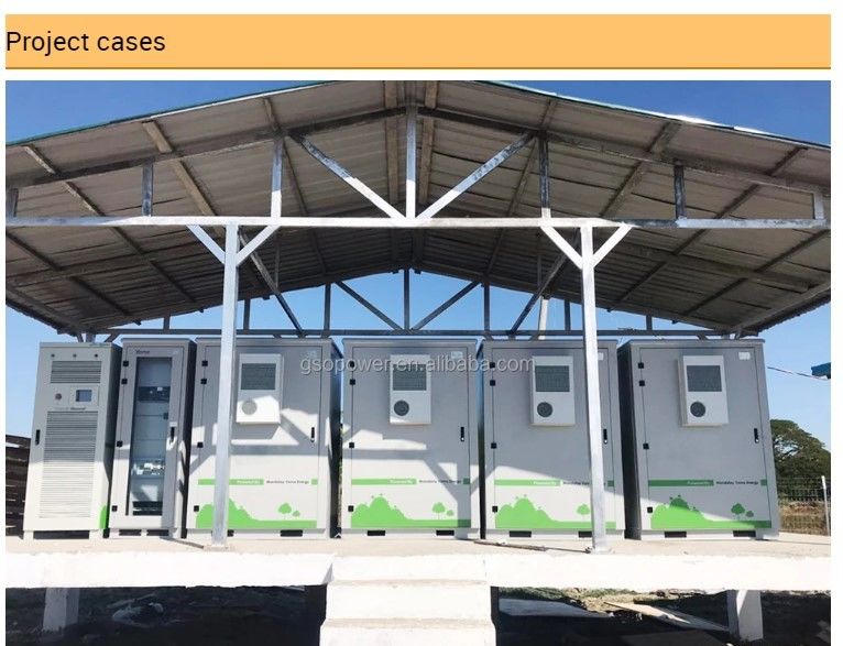 ESS 10 Tahun Masa Hidup Kabinet Baterai Luar Ruang 1MWh 5MWh 10MWh 20ft 40ft Container Solar Battery Energy Storage System