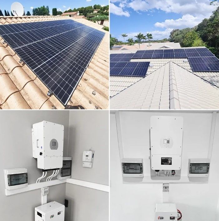 Penyimpanan 10000W Sistem Tenaga Surya 120v 240v Split Phase 8KW 10KW 20KW 30KW 50KW Sistem Tenaga Surya 10 Kw Hybrid