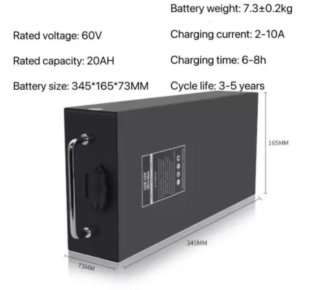 60v 20ah 30ah 35ah 40ah 50ah Motorcycle Lithium Ion Baterai Untuk Skuter Listrik