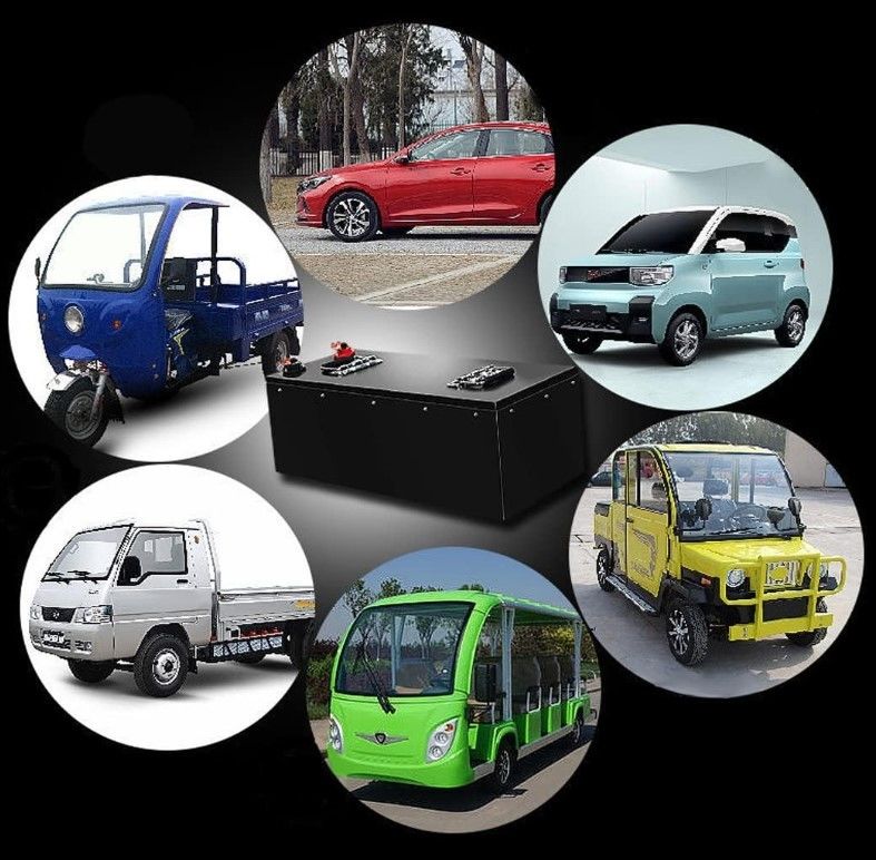 48V 100Ah LiFePO4 Lithium Battery 3000+ Deep Cycle With BMS Backup Power Untuk E Tricycle Electric Car